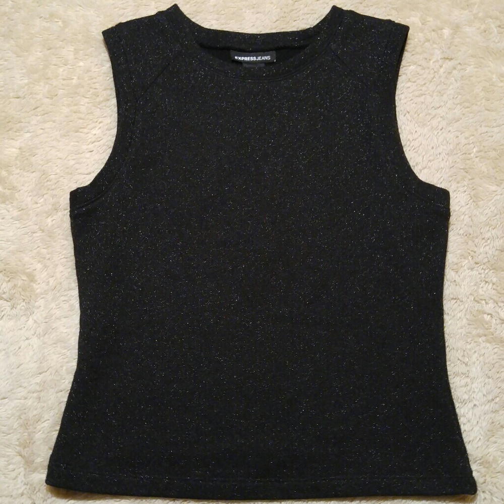 Express Glitter Tank Top NWT